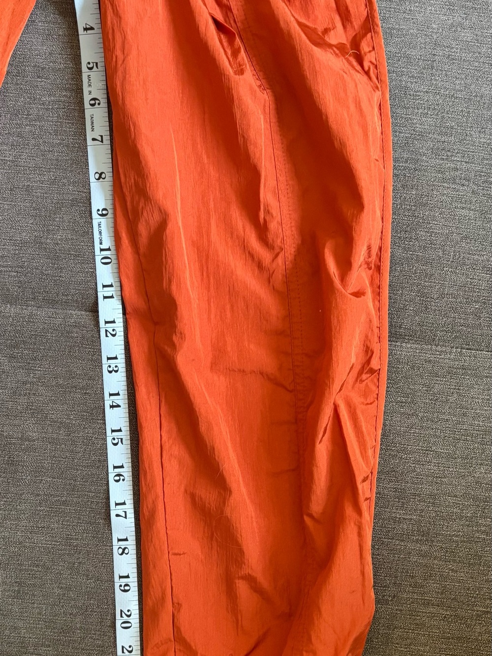 FP Movement Free People The Way Home Joggers Orange Nylon Track Pants Size S NWT - Picture 5 of 10